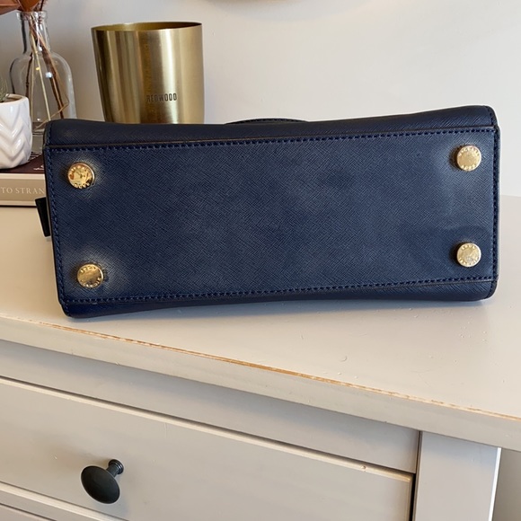 Michael Kors Navy Selma Bag, Medium Satchel - Picture 5 of 10